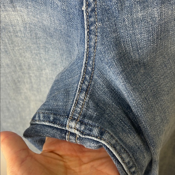 FREE PEOPLE Wide Leg High Rise Cropped Button-Fly Jeans Size 30 - Picture 11 of 14